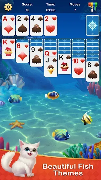 Solitaire Jigsaw Puzzle (Солитер Пазл)  [МОД Mega Pack] Screenshot 2