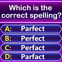Взломанная Spelling Quiz - Word Trivia (Спеллинг Квиз)  [МОД Много монет] - стабильная версия apk на Андроид
