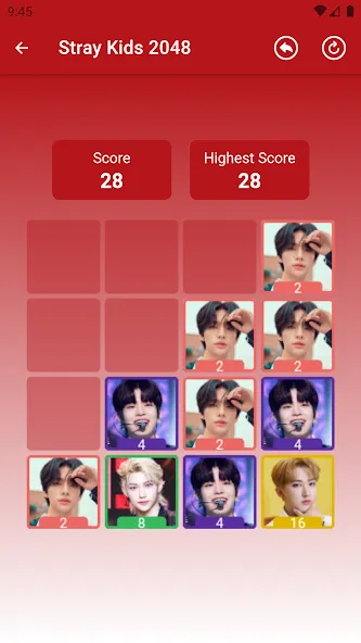 Stray Kids 2048 Game (Стрей Кидз 2048 игра)  [МОД Mega Pack] Screenshot 4