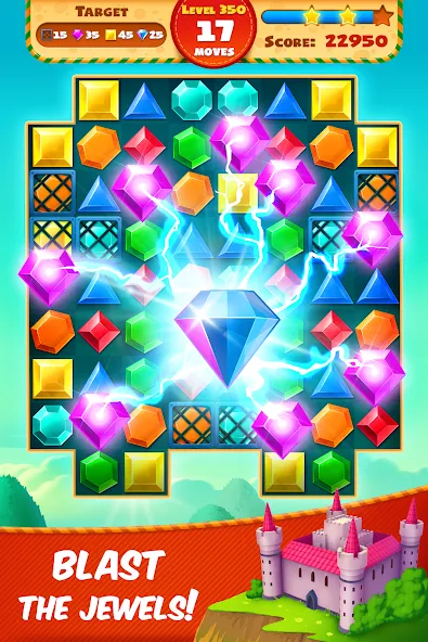 Jewel Empire : Quest & Match 3  [МОД Unlocked] Screenshot 4