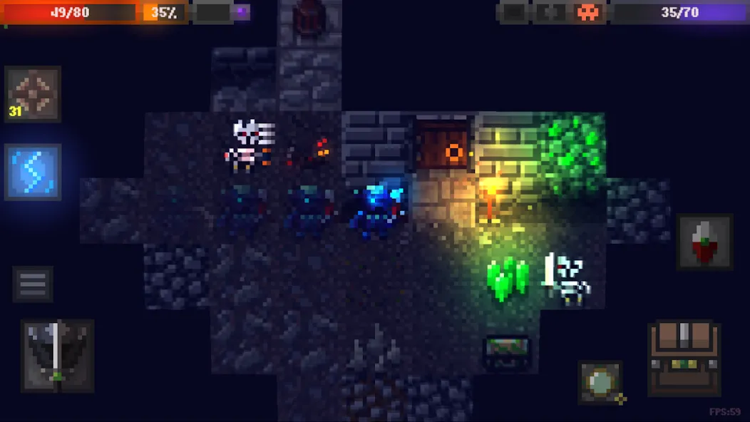 Caves (Roguelike) (Кэйвс)  [МОД Бесконечные деньги] Screenshot 1