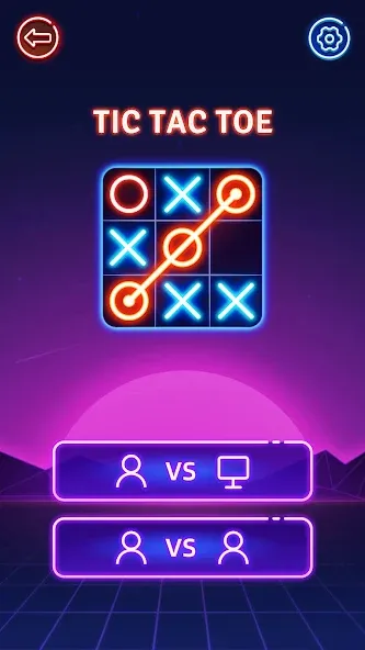 Tic Tac Toe 2 Player: XOXO  [МОД Unlocked] Screenshot 3