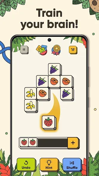 3 Tiles - Tile Matching Games (Тайлс)  [МОД Menu] Screenshot 2