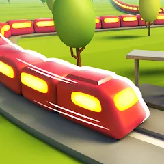 Взломанная Train Adventure - Line Game (Трейн Эдвенчер)  [МОД Все открыто] - стабильная версия apk на Андроид