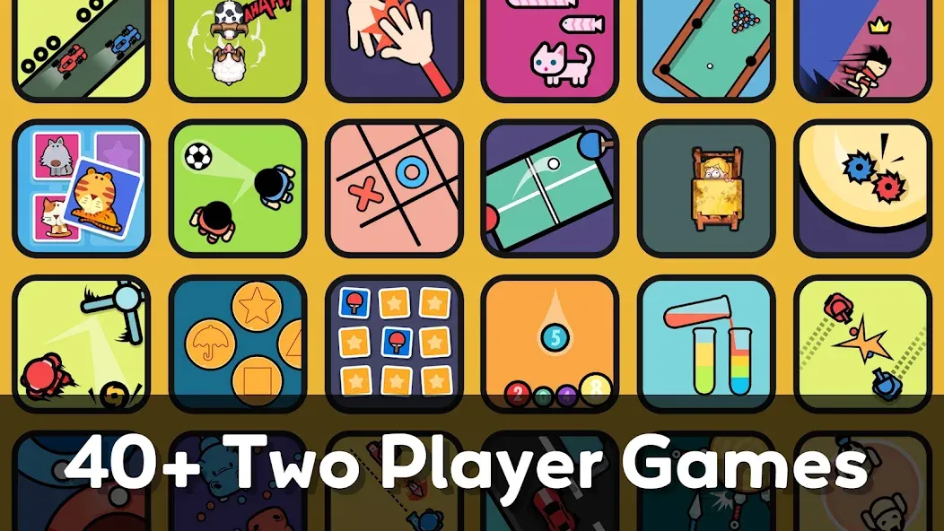 Two Player Games: 2 Player Joy  [МОД Бесконечные монеты] Screenshot 1