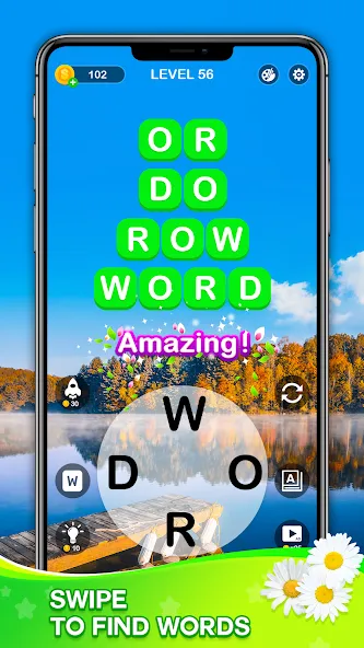 Word Connect - Train Brain (Ворд Коннект)  [МОД Много монет] Screenshot 1