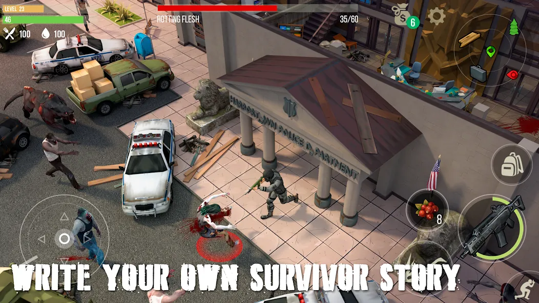 Prey Day: Zombie Survival (Прей Дей)  [МОД Меню] Screenshot 1
